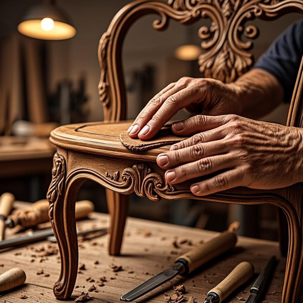 Artisan hands at work
