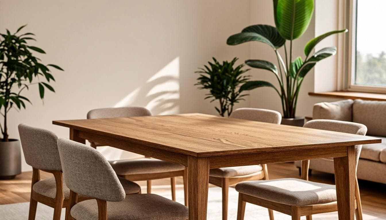 RootGrain furniture in a warm Japandi-style interior